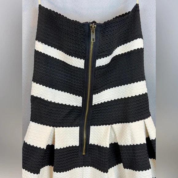 Asos Striped Strapless Sweetheart Mini Dress - Picture 6 of 9